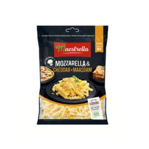 MAESTRELLA_150G_MOZZA_CHEDDAR_MAASDAM