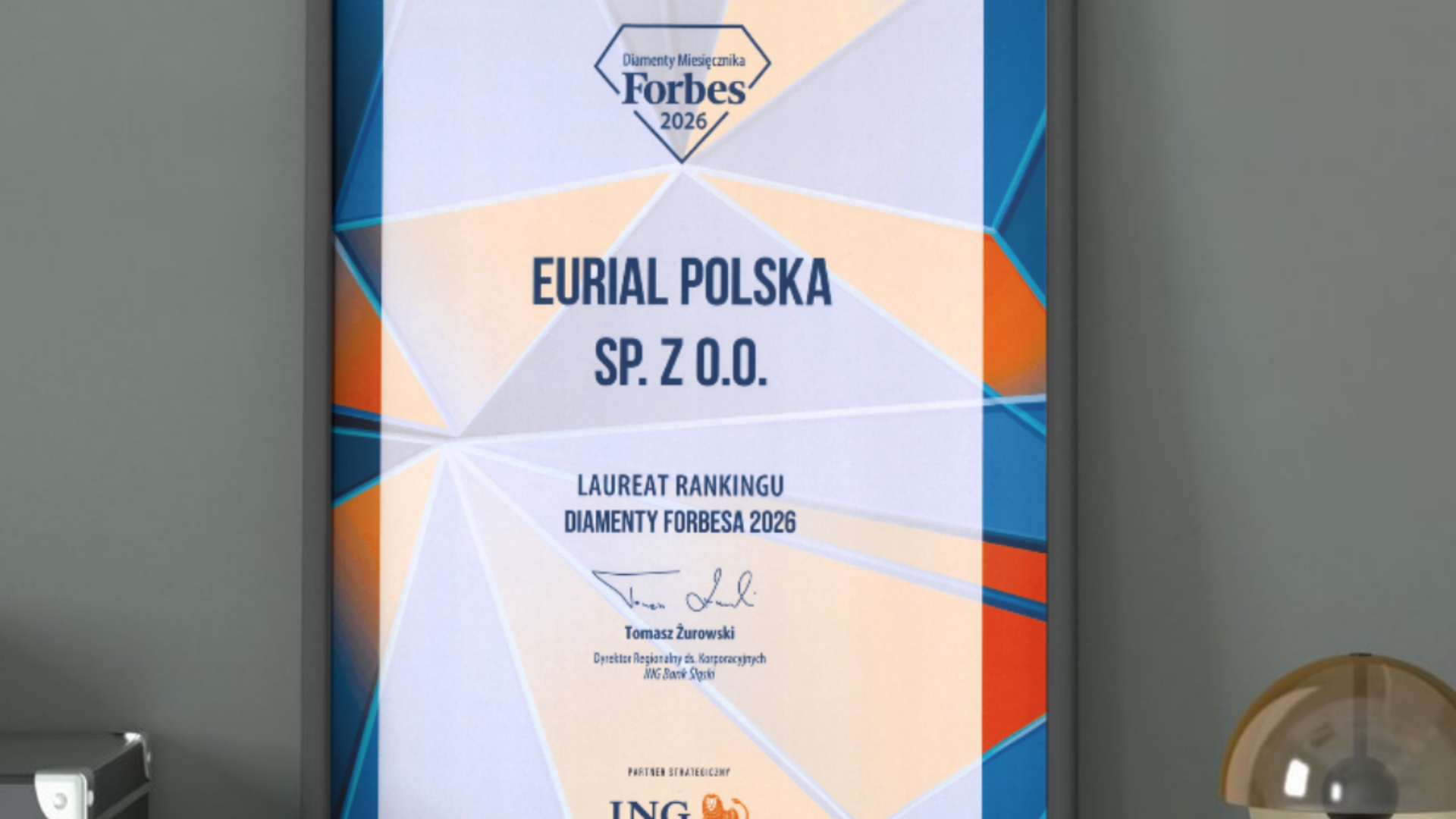 Eurial Polska laureatem rankingu Diamenty Forbesa 2026!