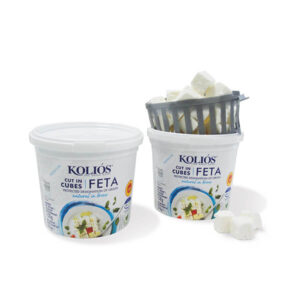 MEZE FETA CUBES_ROUND POT 150 g