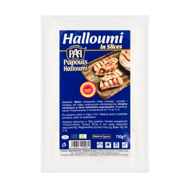 Papouis Halloumi Plastry | 750 g