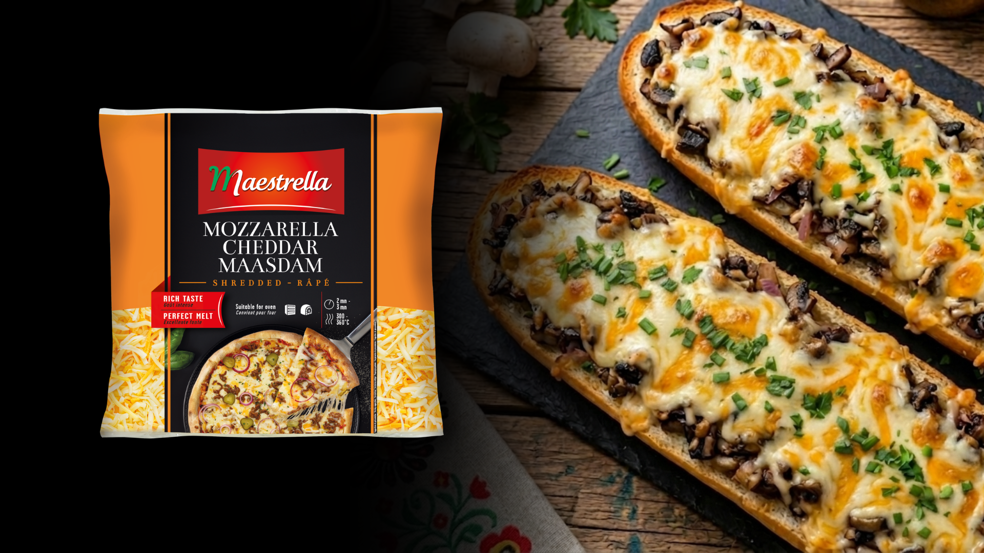 mieszanka serów do zapiekanek, ser wiórki HoReCa, mix serowy do zapiekania